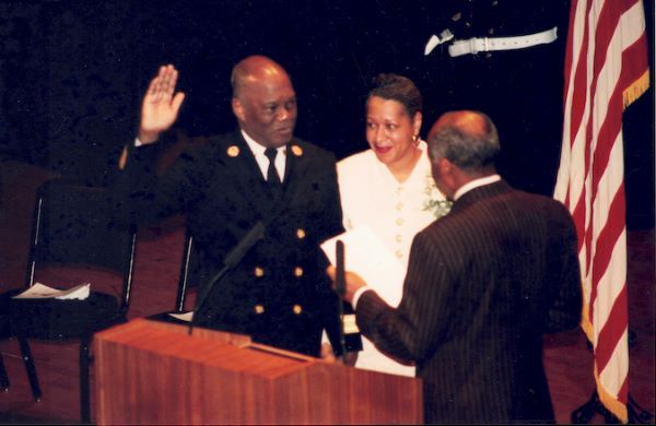 Demmons' swearing in